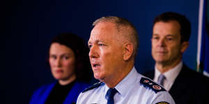 NSW Police Commissioner,Mick Fuller.