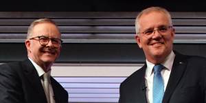Anthony Albanese and Scott Morrison face off in the final debate.