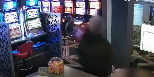 Pub patron whacks machete-wielding robber over head with stool on Gold Coast