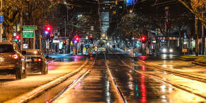 A wet Melbourne morning reminiscent of birthday lights