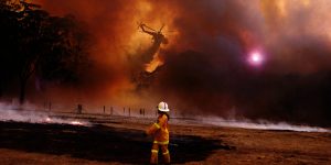 Vast swathes of Australia went up in flames in a disaster fuelled by climate change.
