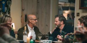 Stanley Tucci (left) with Colin Firth in the recent film Supernova.