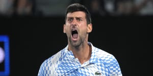 ‘Playing on a different level’:Djokovic clear favourite for Australian Open