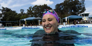 Yusra Metwally enjoys swimming at Roselands Leisure and Aquatic Centre.