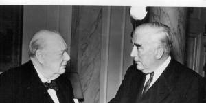 Britain’s Winston Churchill and Robert Menzies became close friends during the Australian prime minister’s wartime visit in 1941.