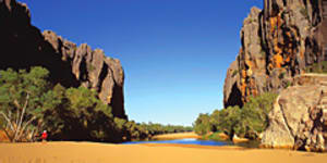 Serene scenes ... Windjana Gorge.