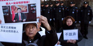 Relatives of passengers onboard the missing Malaysia Airlines Flight 370 demand the Chinese government continues the search last year.