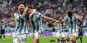 As it happened:Alvarez double,Messi magic put Argentina into final