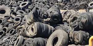 Exports of whole tyres,including baled tyres,will be banned from the end of 2021.