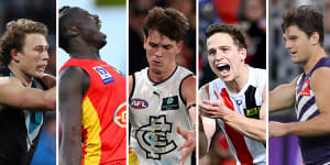 Among the players who might be on the move in the final days of the AFL trade period are:Xavier Duursma,Mabior Chol,Paddy Dow,Jack Billings and Lachie Schultz.