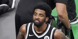 The Nets said Kyrie Irving (pictured) had “made a personal choice,and we respect his individual right to choose”.