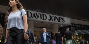 The sale of David Jones to Anchorage Capital this week does not include the physical property of the Bourke Street flagship store,which could sell for upwards of $250 million.