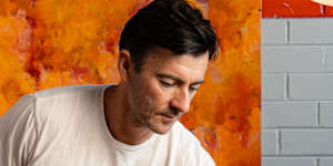 Wine Maker Rory Lane at The Story Wines tasting room.