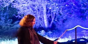 A promotional still from a previous Harry Potter:A Forbidden Forest Experience event.
