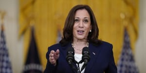 Kamala Harris is the first woman of colour to become vice-president of the United States.