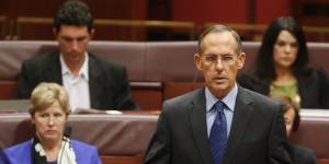 Greens leader Bob Brown in the Senate in 2009,when the party decided Labor’s carbon emissions scheme didn’t go far enough.
