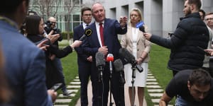 Barnaby Joyce has returned as Nationals leader after 39 months on the backbench.