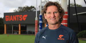 James Hird has been working at GWS in a part-time leadership role this season.