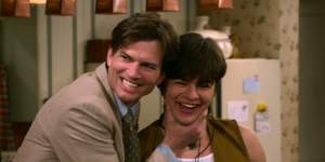 Ashton Kutcher makes a guest appearance as Michael Kelso in That ’90s Show,now the father of Jay,played by Mace Coronel.