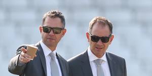 Ricky Ponting and Justin Langer.