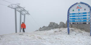 Winter is coming:first snow in the alps,2 degrees in western Sydney