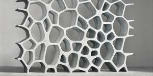 “Sustainability is really more about designing intelligently”:Marc Newson’s Voronoi Shelf.