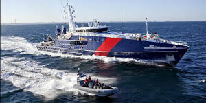 An Austal Cape class vessel built for Australian Border Force.