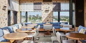 Kiln restaurant is housed 18 stories above Ace Hotel Sydney.