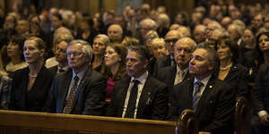 St Mary’s Cathedral was packed for the State Funeral of Carla Zampatti.