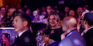 Victorian Premier Jacinta Allan at the Premier’s Multicultural Gala Dinner in 2025.