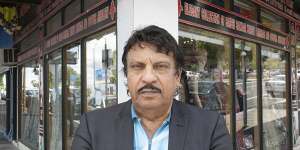 Steve Khan,a Dandenong resident and business owner,was one of the pioneers of the Little India precinct.