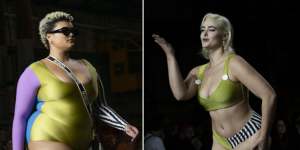 Models walk the Curve Edit runway at Afterpay Australian Fashion Week.