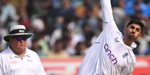 England Test spinner Shoaib Bashir.
