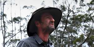 Forestry Corporation contractors assaulted forest activist Mark Graham. 