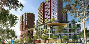 Artist’s impressions from the Macquarie Park high school development