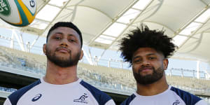 No fear:Burn boys ready to take on enforcer duties for the Wallabies