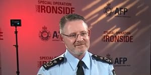 Australian Federal Police Assistant Commissioner Nigel Ryan.