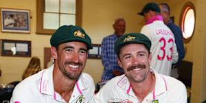 Men of the moment:Ashes destroyers Mitchell Starc and Travis Head celebrate Australia’s series victory. But it was the lesser lights who really shaped the series.