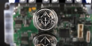 The Ethereum price has fallen by around55 per cent since November.