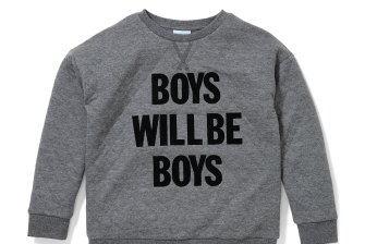 'Boys Will Be Boys' pyjama shirt from Peter Alexander.
