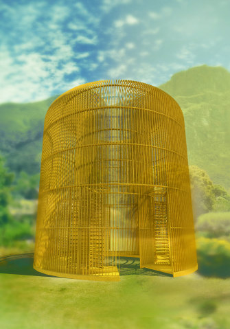 Ai Weiwei, Gilded Cage, 2021