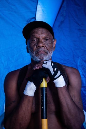 Stanley Inman says he has been homeless since he was a teenager.