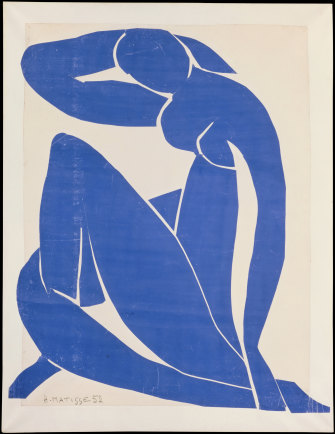 Henri Matisse, Blue nude II (Nu bleu II)’, (1952).