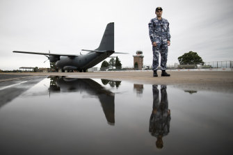 Flight Lieutenant Tjapukai Shaw has been in the RAAF for nine months and is currently attached to 22 Squadron.