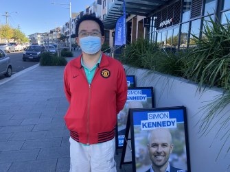Bennelong voter Richard Leo says he wants to see improved relations with China. 