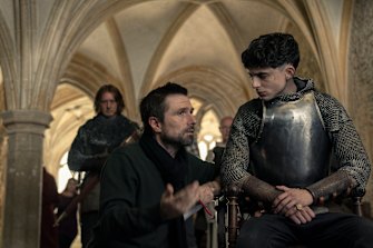 David Michod and Timothee Chalamet, in The King, feature in the Canberra exhibition.