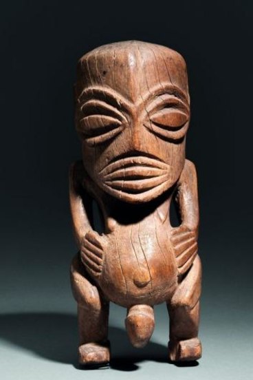 Cook Islands fertility god Tangora.  Tiki statues, Tiki totem, Polynesian  art