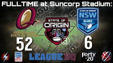 State Of Origin 15 Live Game 3 Nsw Blues V Qld Maroons