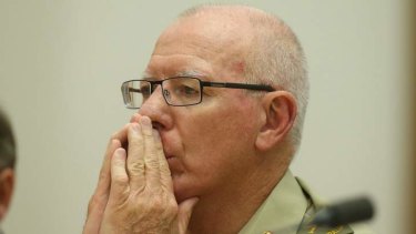 General David Hurley. Speaking no evil. Photo: Andrew Meares