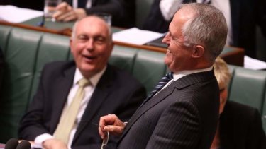 Malcolm Turnbull during question time. Photo: Andrew Meares